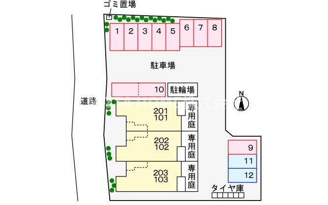 ブライトンコートの区画図