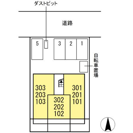 ラフィネの区画図