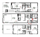 高槻市高垣町　新築戸建の画像