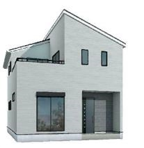 リーブルガーデン．S　吉見町東野第２　の完成予想図|３号棟完成予想図