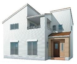 リーブルガーデン．S　吉見町東野第２　の完成予想図|４号棟完成予想図