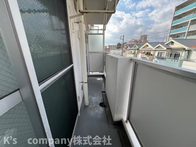 茅ヶ崎市赤松町　ハイマート辻堂3階のバルコニー|長さがあるバルコニー◇◇