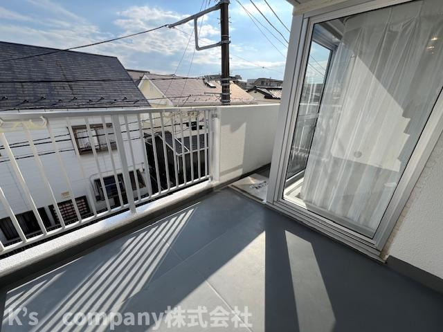 茅ヶ崎市赤松町　ハイマート辻堂3階のバルコニー|広くて日当り良いバルコニー◇◇