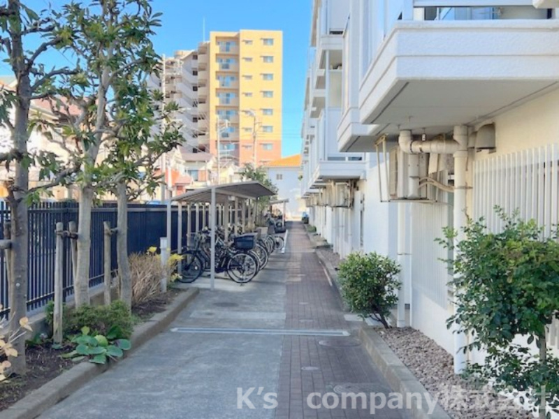 茅ヶ崎市赤松町　ハイマート辻堂3階の駐輪場|駐輪スペース◇