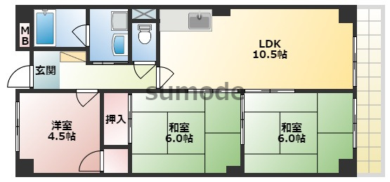 【間取り】 | シャトーモンシェール