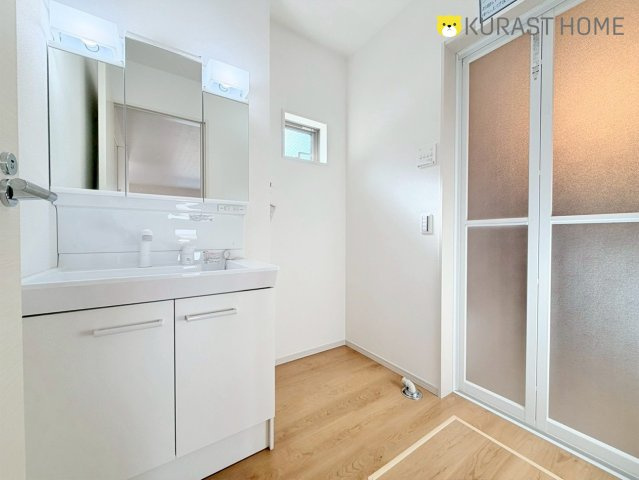 京都市右京区嵯峨野南浦町　新築戸建の洗面所