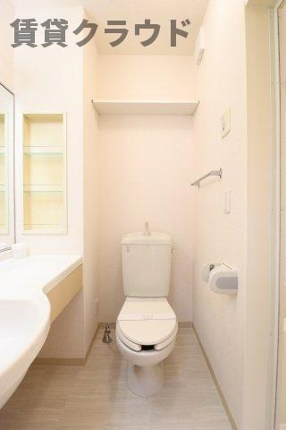 カーサ・カルモ亥鼻のトイレ|一日の疲れを癒やしてくれるバスルーム♪