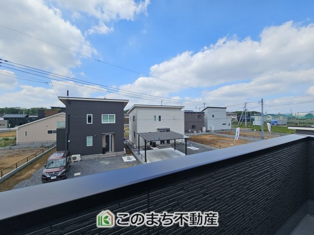 ワイウッドコート小山市中久喜第1期の展望|バルコニーからの眺めです！