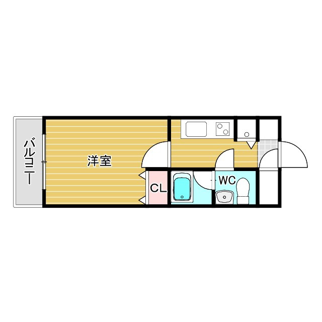 S-FORT江坂垂水町の間取り