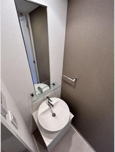 S-RESIDENCE新大阪駅前の洗面所