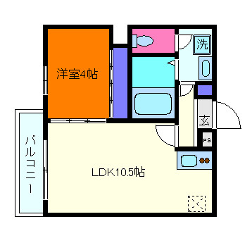 アリビラ六甲の間取り