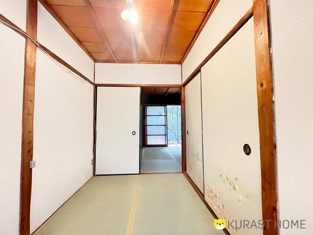 京都市右京区嵯峨天龍寺椎野町　中古戸建の和室|1階和室3帖