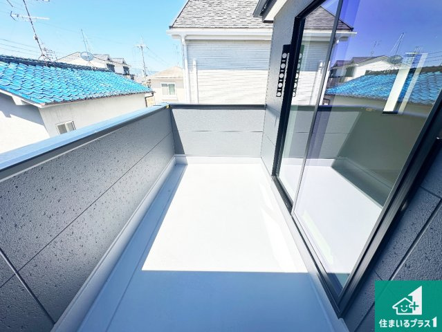 ●桜井市西之宮　第6期　新築一戸建てのバルコニー|日当たりのよいバルコニー！お部屋が開放的に！