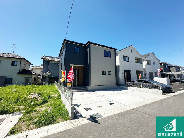 ●桜井市西之宮　第6期　新築一戸建ての外観|お客様に長く安心して住んでいだだける事にこだわった家づくり！住んでからのアフターサービスにもしっかりと取り組んでいます！