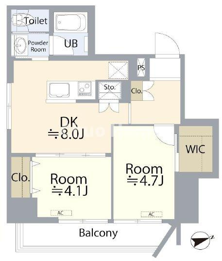 パシフィックパレス元浅草の間取り|6階部分・南東角部屋住戸につきまして日当たり・通風・眺望良好