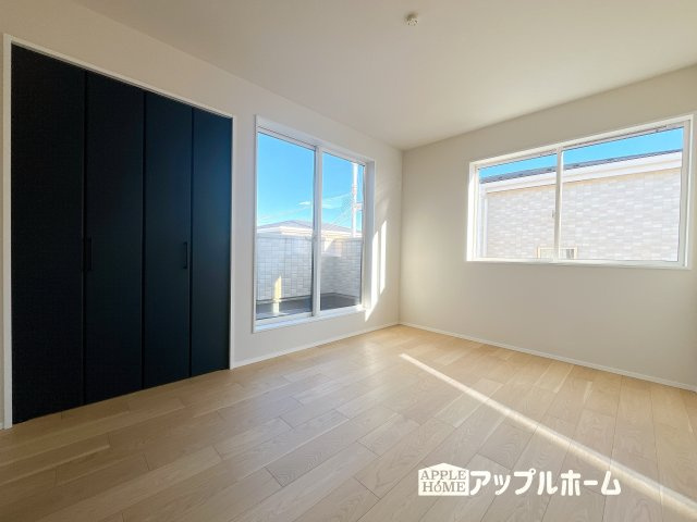 【新築住宅】さいたま市中浦和5期 全5棟の洋室|居室は全室収納あり！たっぷりある収納活用でお部屋もキレイを保てます♪