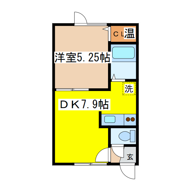 アーバンふみぞのの間取り