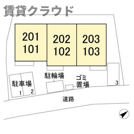 バル・ドミールの区画図