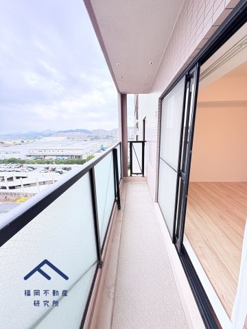 オリエントハイツ篠栗のバルコニー