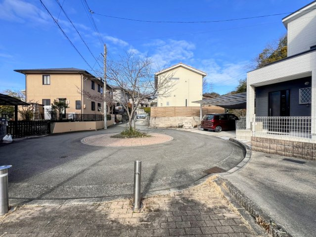 清瀬台の前面道路含む現地写真|前面道路