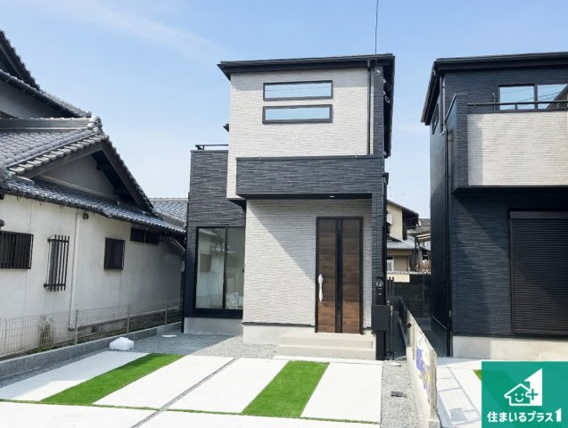 加古川市加古川町本町　第2期　新築一戸建ての外観|お客様に長く安心して住んでいだだける事にこだわった家づくり！住んでからのアフターサービスにもしっかりと取り組んでいます！