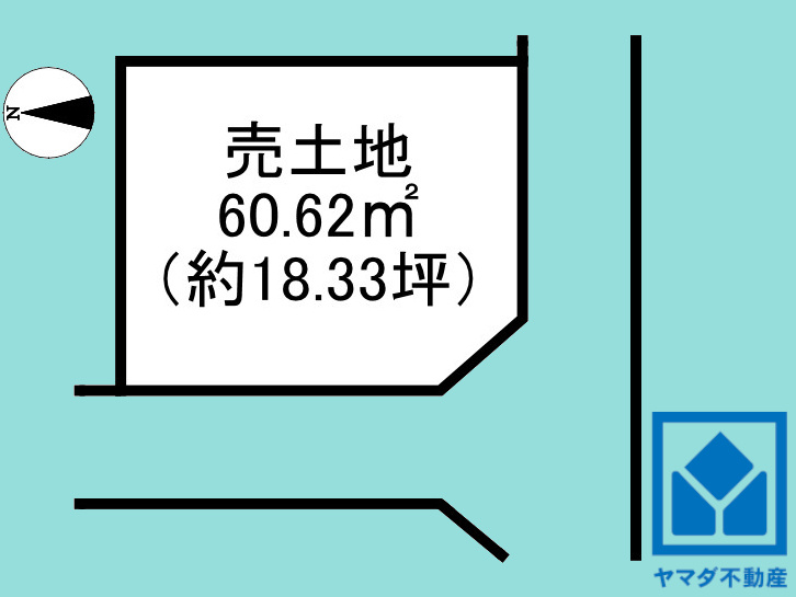 伏見区向島立河原町の土地図