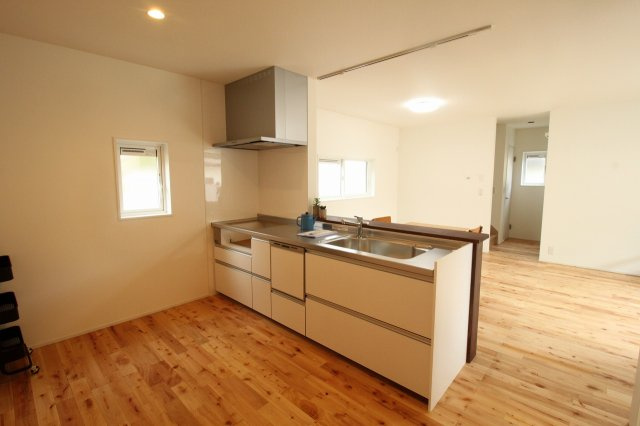 横浜西町　新築戸建　【高台】のキッチン|食器洗浄乾燥機