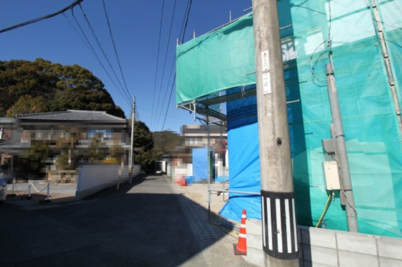 横浜西町　新築戸建の外観|3ＬＤＫ　建物面積　91.08㎡　（約27.55坪）