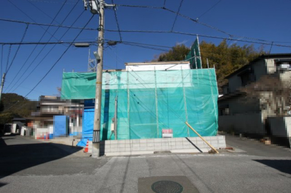 横浜西町　新築戸建の外観|3ＬＤＫ　建物面積　91.08㎡　（約27.55坪）