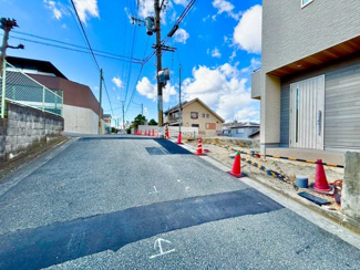 【前面道路含む現地写真】 | 上野芝向ヶ丘町２丁　新築一戸建
