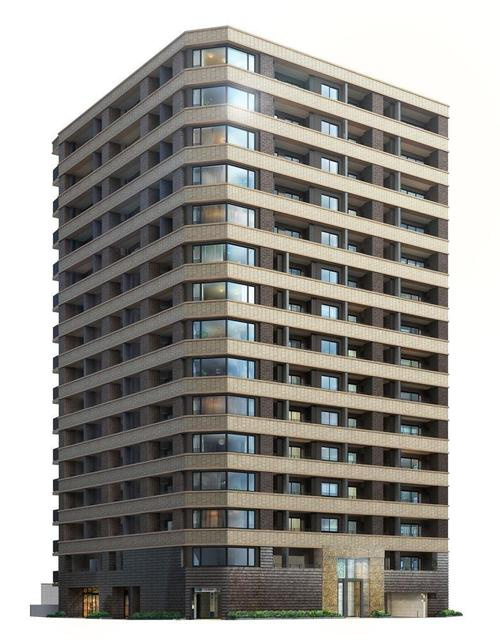 アネシア築地ステーションレジデンスの外観|外はこのようになっています