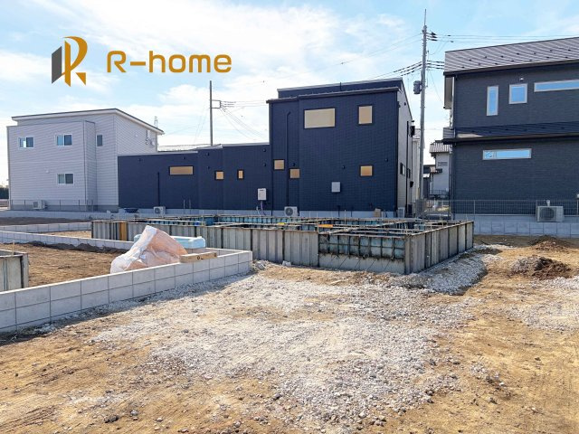 土浦市神立町第8　新築戸建て　3号棟の外観|ご予約を頂ければ、『平日』はもちろん『早朝』や『夜間』もご見学可能です♪お気軽にお申し付けください♪