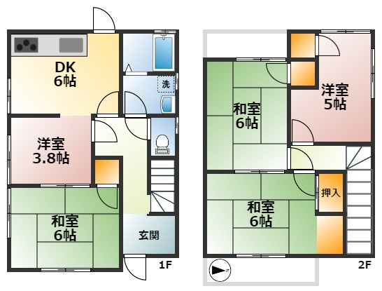 【間取り】 | 平磯2丁目戸建 | ☆神戸市垂水区　平磯2丁目戸建☆