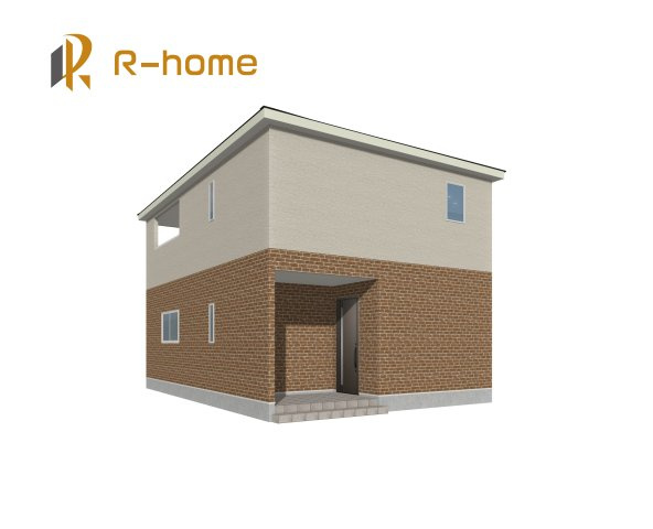 土浦市神立町第8　新築戸建て　4号棟の外観|2026年4月完成予定！近隣の同仕様完成物件をご見学いただけます♪