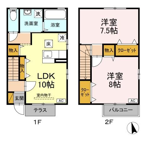 ロイヤルパレス　G-Ⅱの間取り
