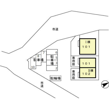ロイヤルパレス　G-Ⅱの区画図