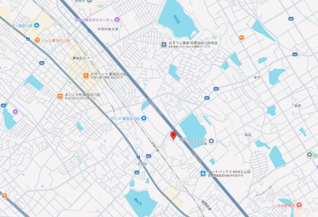 【地図】 | 加古川市平岡町高畑（全1棟）A号棟