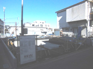 【外観】 | 建築中です。1月８日撮影。