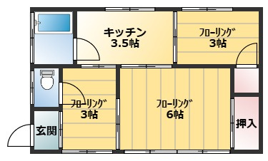 岩見住宅の間取り