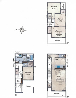 【間取り】 | 川口市弥平１丁目　新築戸建　2号棟