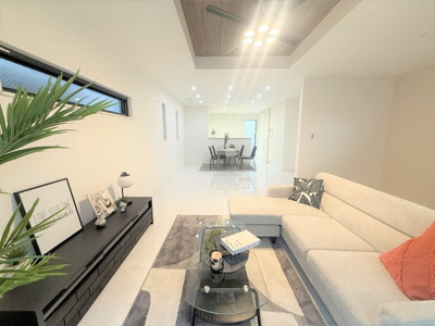 【居間・リビング】 | 千歳船橋駅１２分■ハイエンドクラス■長期優良認定■住宅性能評価■３０年保証