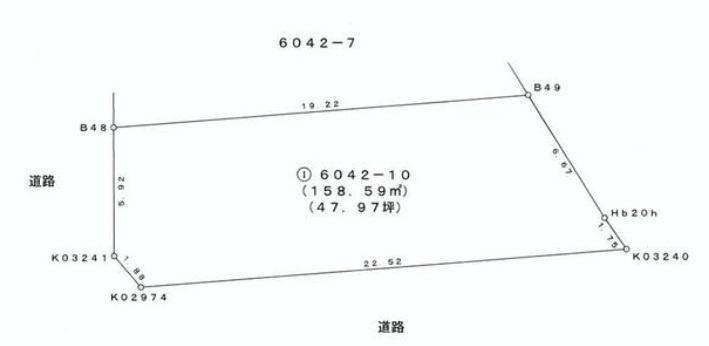 瀬戸東町1丁目　Ｉ号地　建築条件付き　売土地　の区画図