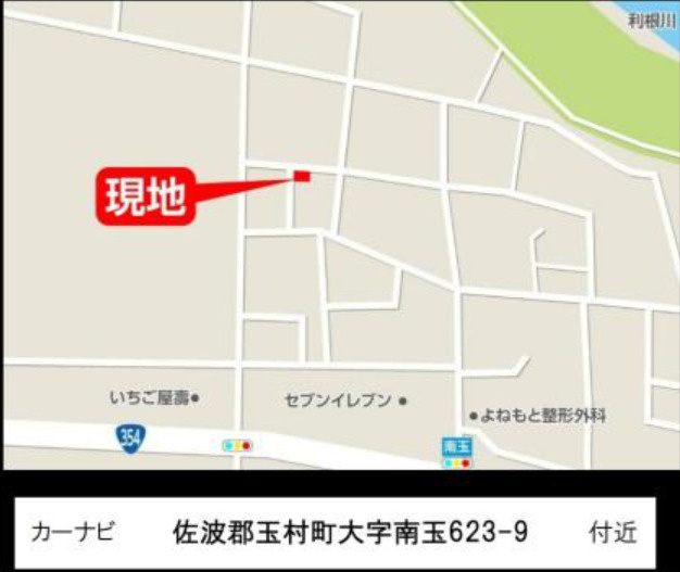 【中古】玉村町南玉1期　３LDK＋Sの地図