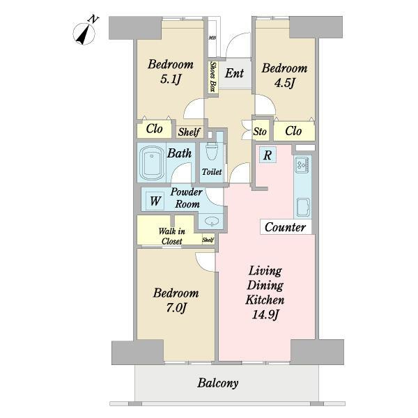 横浜市都筑区仲町台５丁目の中古マンションの画像