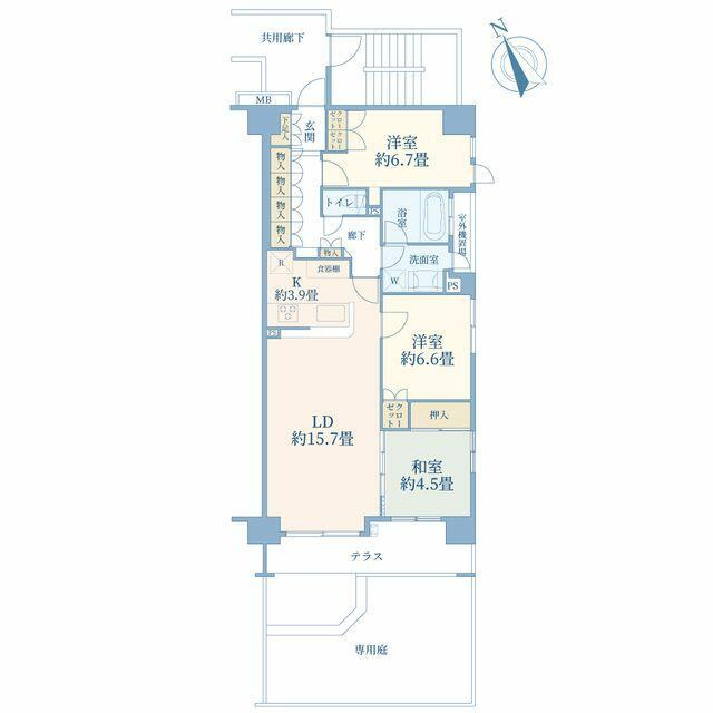横浜市青葉区荏田北３丁目の中古マンションの画像