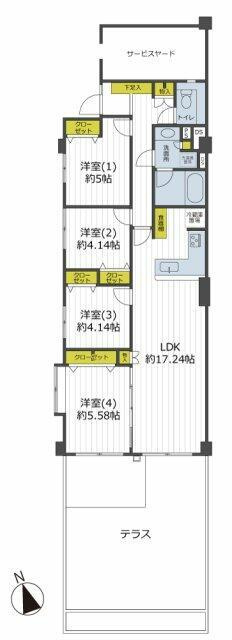 横浜市栄区公田町の中古マンションの画像