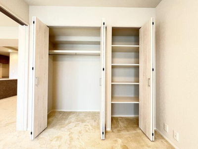  | 棚付き収納とクローゼットで、… 