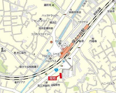  | 物件の所在地です。　ＪＲ横須… 
