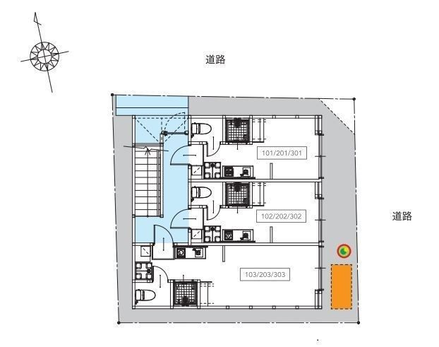 Heim-MY DREAM HOUSE(ハイムーマイドリームハウス)の区画図