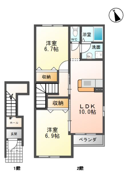 ラ・ルーチェの間取り